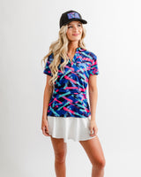 Black 8-Track Golf Hat - Yatta Golf