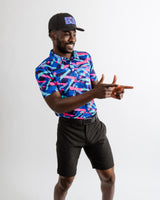 Black 8-Track Golf Hat - Yatta Golf