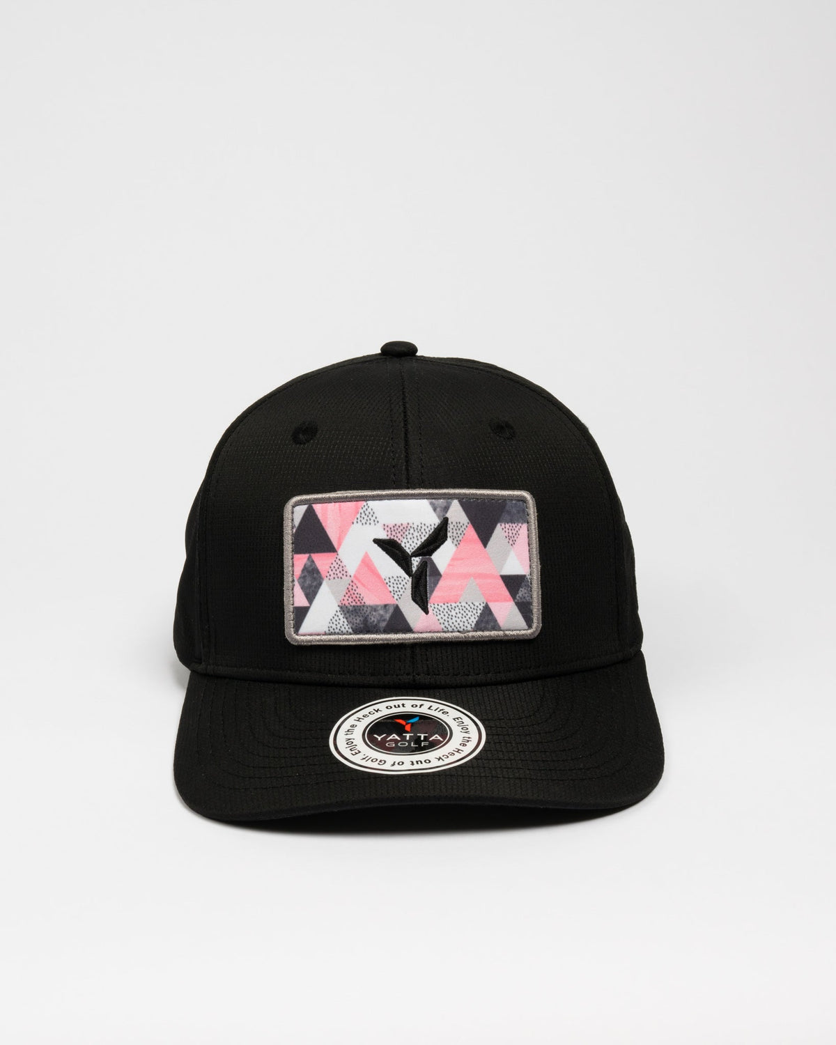 Pink Golf Cap For Men & Women - Black Birdie Dropper Hat  display picture 2