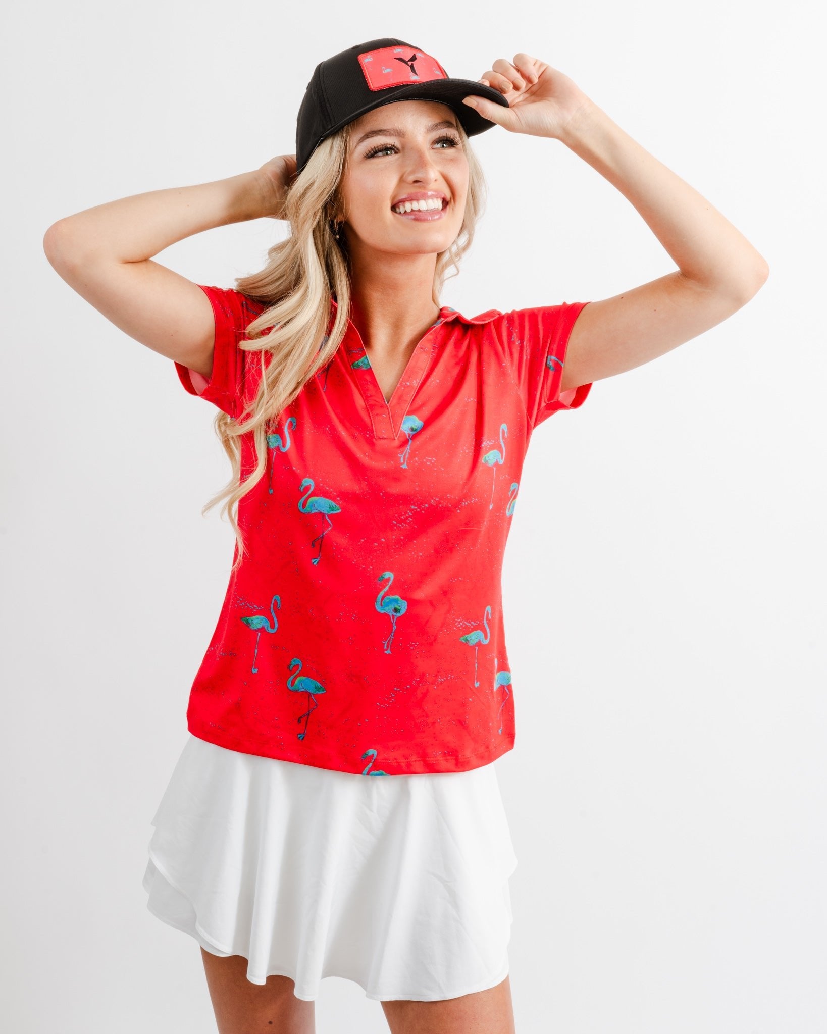 Flamingo Golf Hat For Men And Women Just Beachy Only 24 95 Yatta Golf