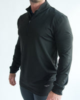 Black Quarter Zip - Men's - Yatta Golf