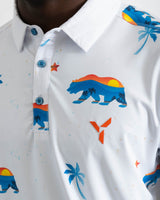 Cali Bear Golf Polo. PRE-ORDER. - Yatta Golf