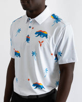 Cali Bear Golf Polo. PRE-ORDER. - Yatta Golf