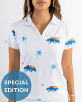 Cali Bear Women's Golf Polo - Yatta Golf