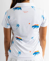 Cali Bear Women's Golf Polo. PRE-ORDER. - Yatta Golf