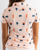 Cali Women's Golf Polo. PRE-ORDER. - Yatta Golf