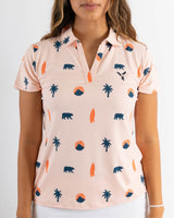 Cali Women's Golf Polo. PRE-ORDER. - Yatta Golf