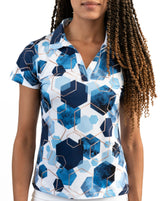 Deep Sea Women's Golf Polo - Yatta Golf