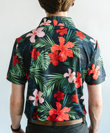 Jungle Hibiscus Golf Polo - Yatta Golf