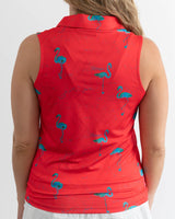 Just Beachy Women's Sleeveless Golf Polo - Yatta Golf
