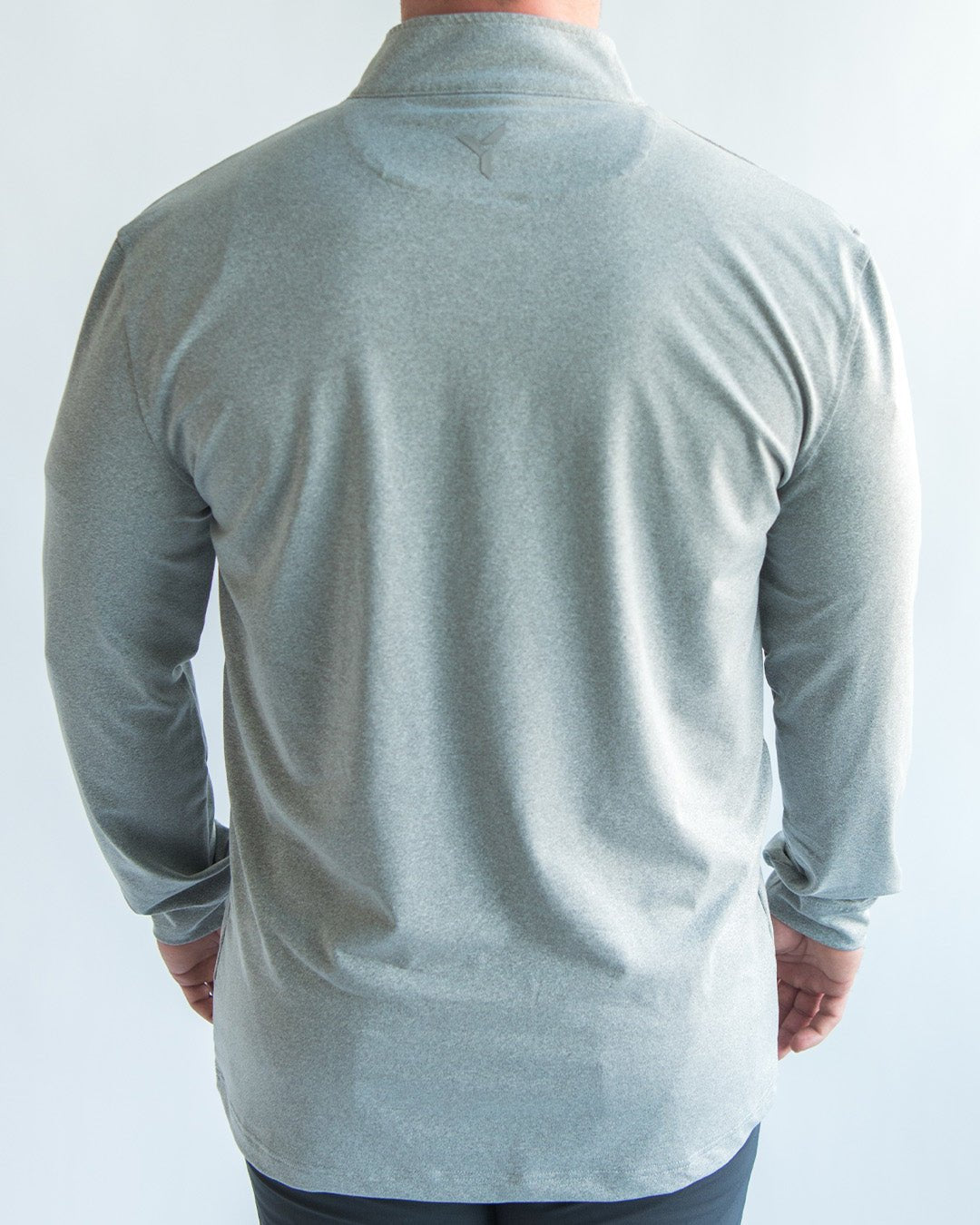 Light Grey Quarter Zip - Men's - Yatta Golf