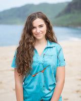 Marble Waves Women's Golf Polo - Yatta Golf
