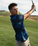 Midnight Blue Golf Polo - Yatta Golf