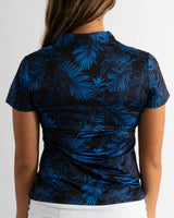 Midnight Blue Women's Golf Polo - Yatta Golf