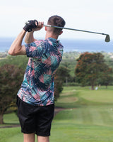 Pastel Jungle Golf Polo - Yatta Golf