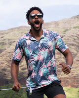 Pastel Jungle Golf Polo - Yatta Golf