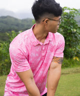 Pink Camo - Golf Polo - Yatta Golf