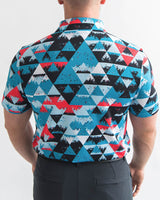 Prismatic Golf Polo - Yatta Golf