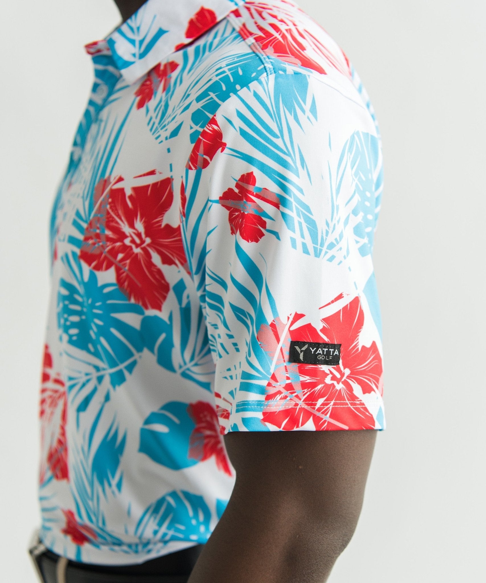 Red white and blue womens golf shirts Clearance