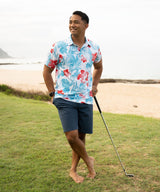 Red White & Beaches - Golf Polo - Yatta Golf