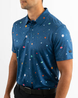 Space Man Golf Polo - Yatta Golf