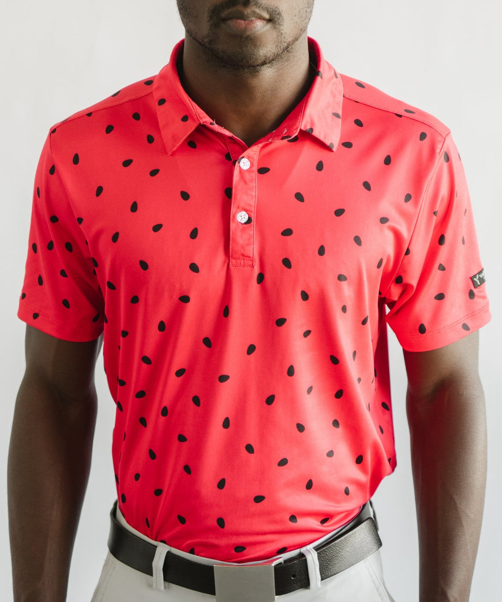 Summer Watermelon Golf Polo - Yatta Golf