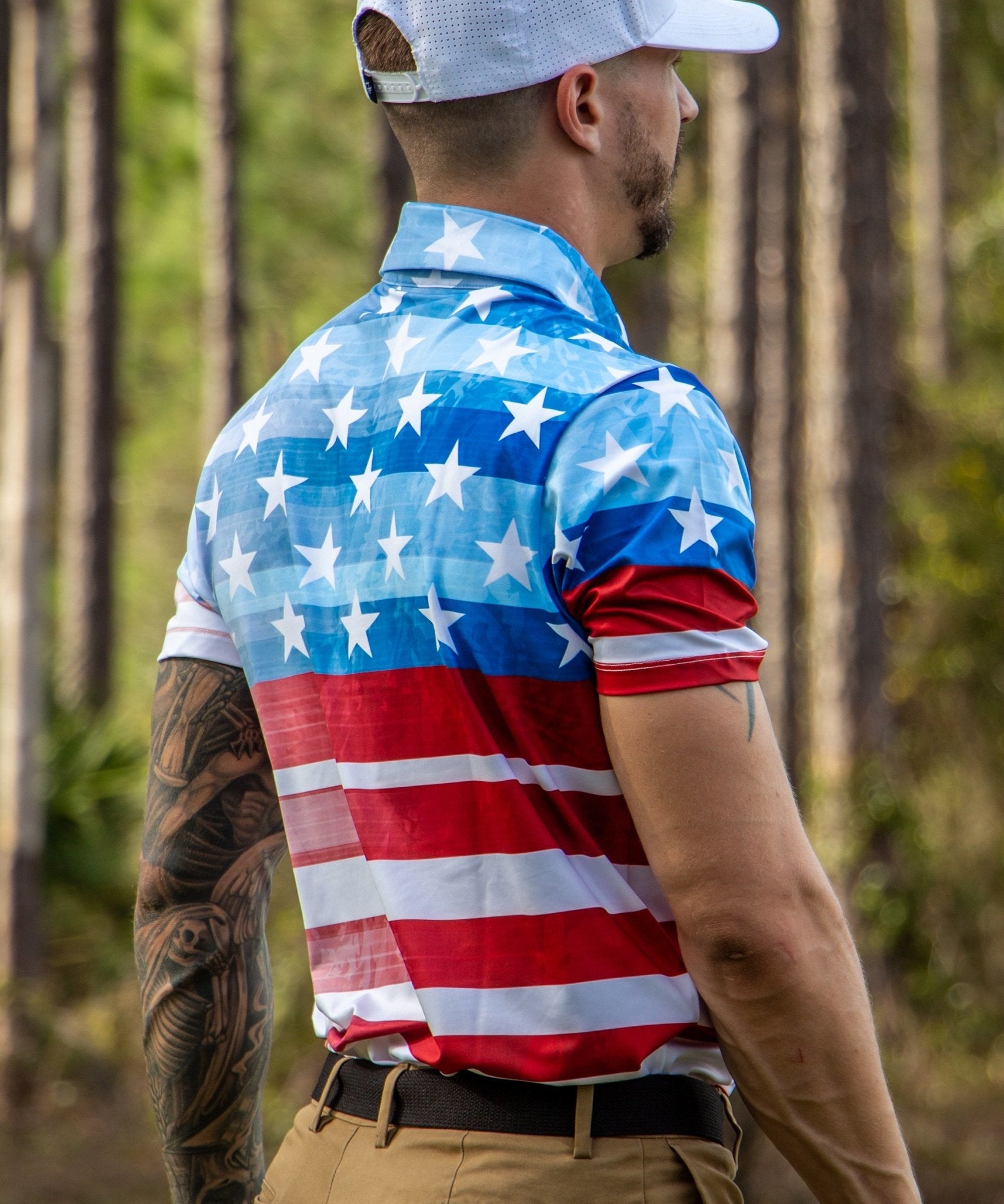 Patriotic Golf Shirt. Seriously Fantastic Polos. Only $39.95