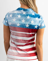 The Patriot Women's Golf Polo - Yatta Golf