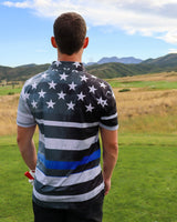 Thin Blue Line Golf Polo - Yatta Golf
