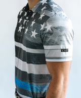 Thin Blue Line Golf Polo - Yatta Golf