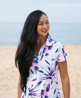 Tropical Twilight Women's Golf Polo - Yatta Golf