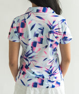 Tropical Twilight Women's Golf Polo - Yatta Golf