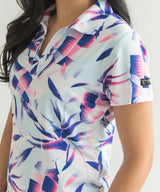 Tropical Twilight Women's Golf Polo - Yatta Golf