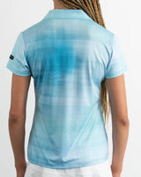 Vintage Blue Women's Golf Polo - Yatta Golf