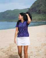 Violet Vogue Women's Golf Polo - Yatta Golf
