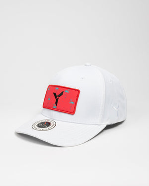 White Just Beachy Golf Hat - Yatta Golf