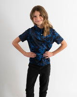 Youth Midnight Blue Golf Polo - Yatta Golf